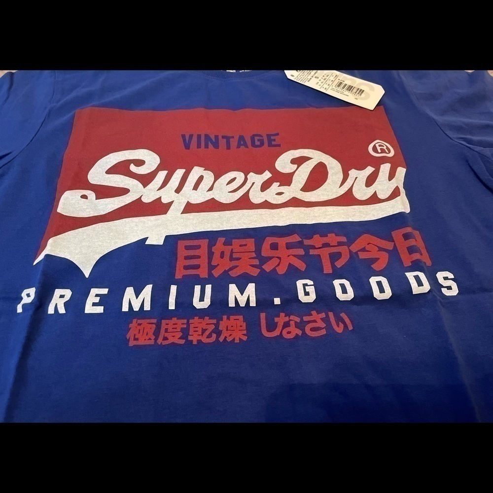 SUPERDRY Organic Cotton Vintage Logo T-Shirt - Picture 5 of 9